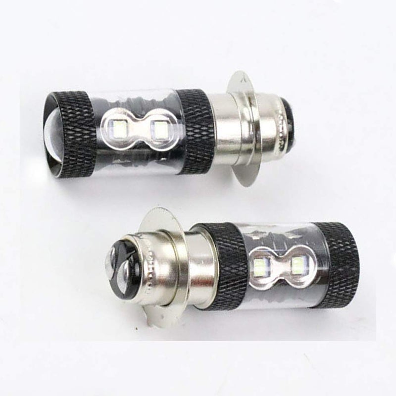 DSkoiph مصابيح أمامية LED سوبر وايت 100 واط 2x H6m تناسب هوندا TRX 250 300 400 450 700 - Image 4